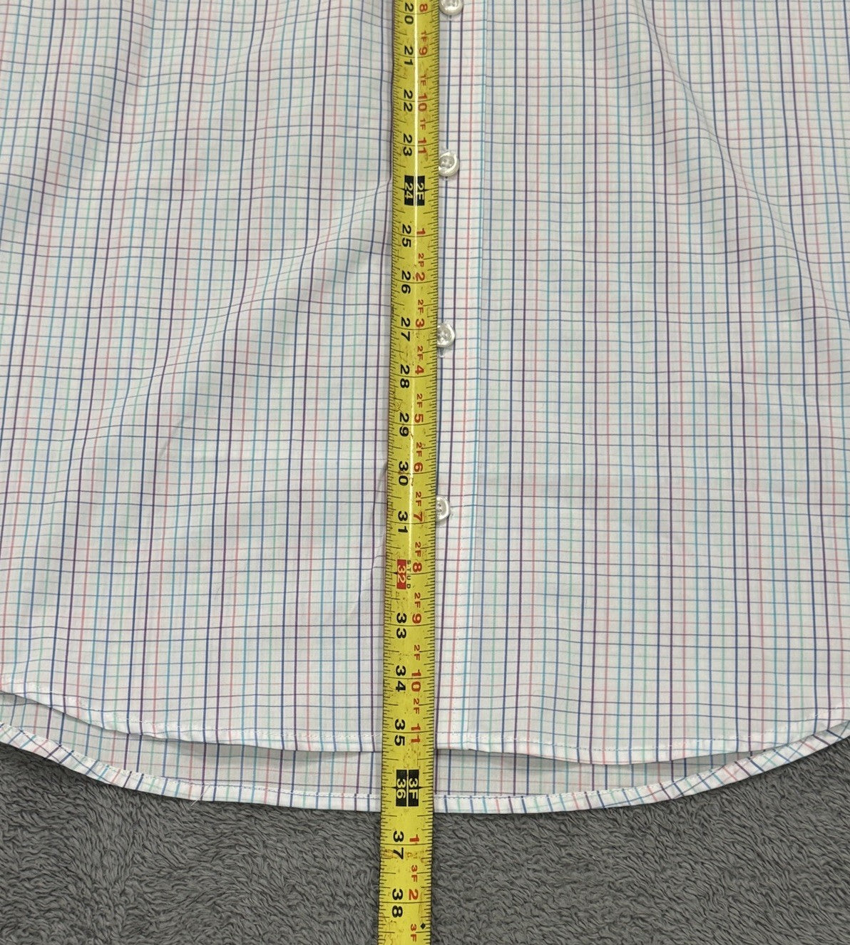 Izod Strip Limpet Shell Long Sleeve Collared Button-up Woven Shirt Size XLT NEW