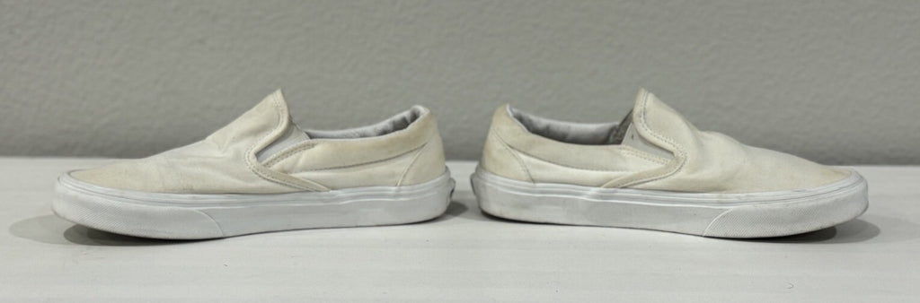 Vans Classic All Double White Sneakers Slip-On Men’s 6.5 Size & Women’s Size 8
