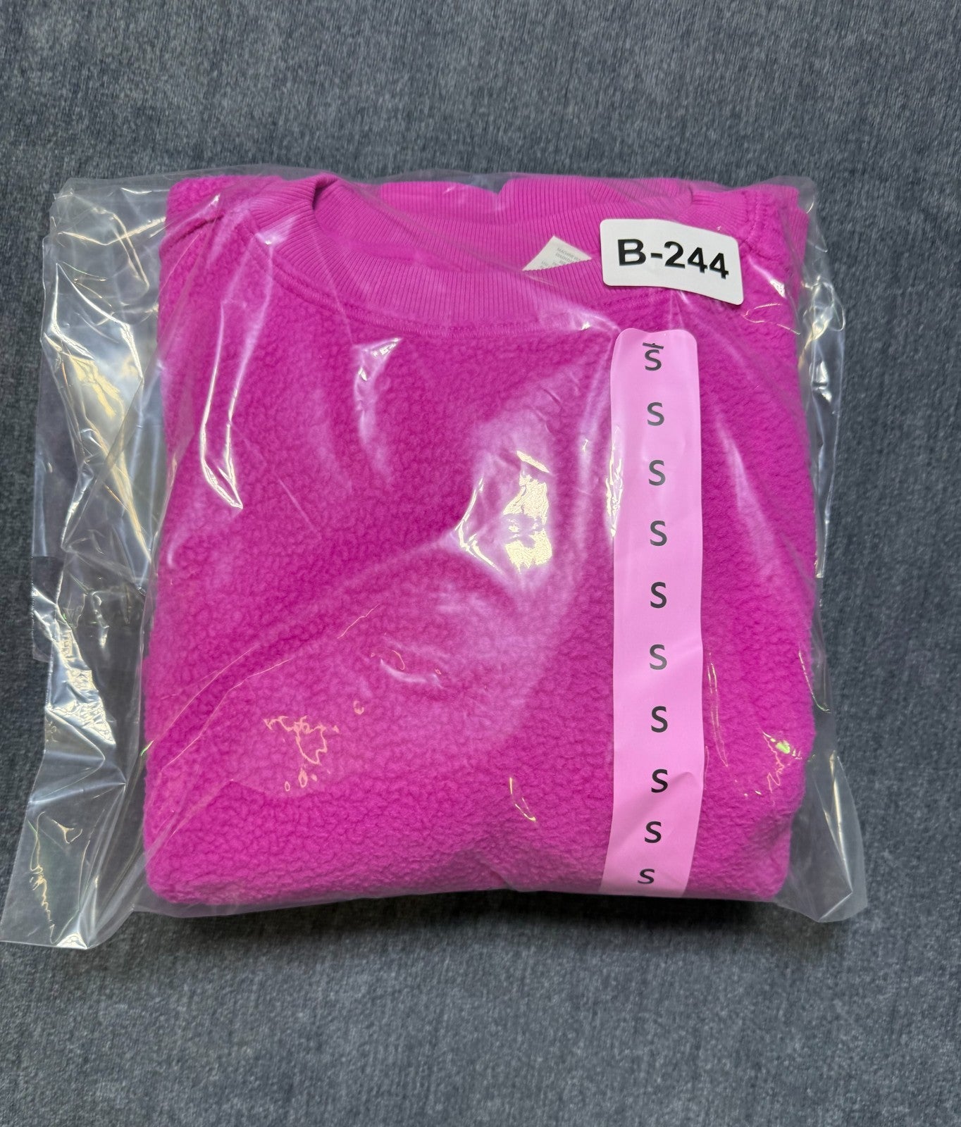 NWT Member's Mark Cozy Crew Neck Sweatshirt Women's Small Purple Casual Pullover