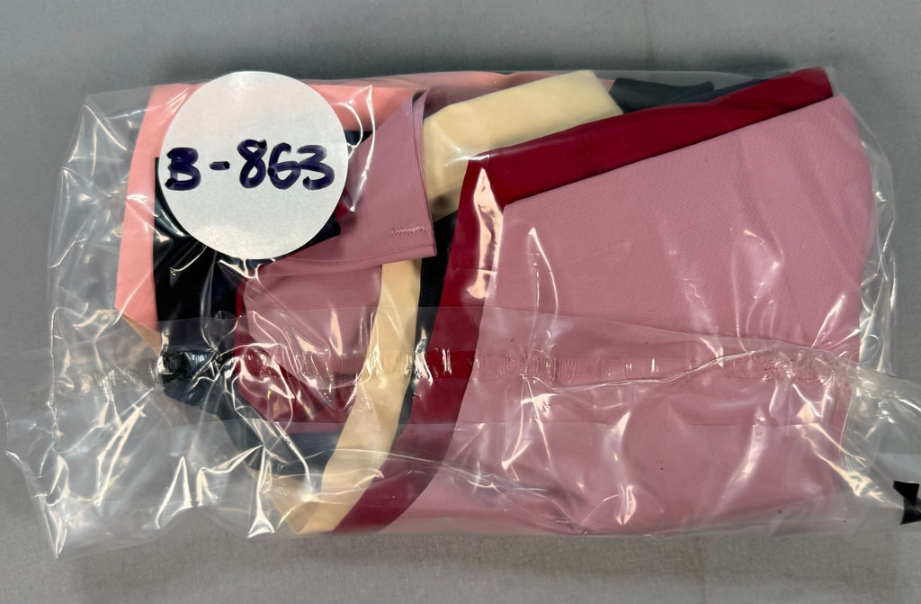 Pack of 6 Women's No-Show Stretch Breathable Bikini Panties Sz Medium Multicolor