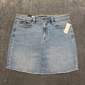 NWT DKNY Mid-Rise Pencil Skirt Women's 10 Blue Denim 5-Pocket Comfort Stretch