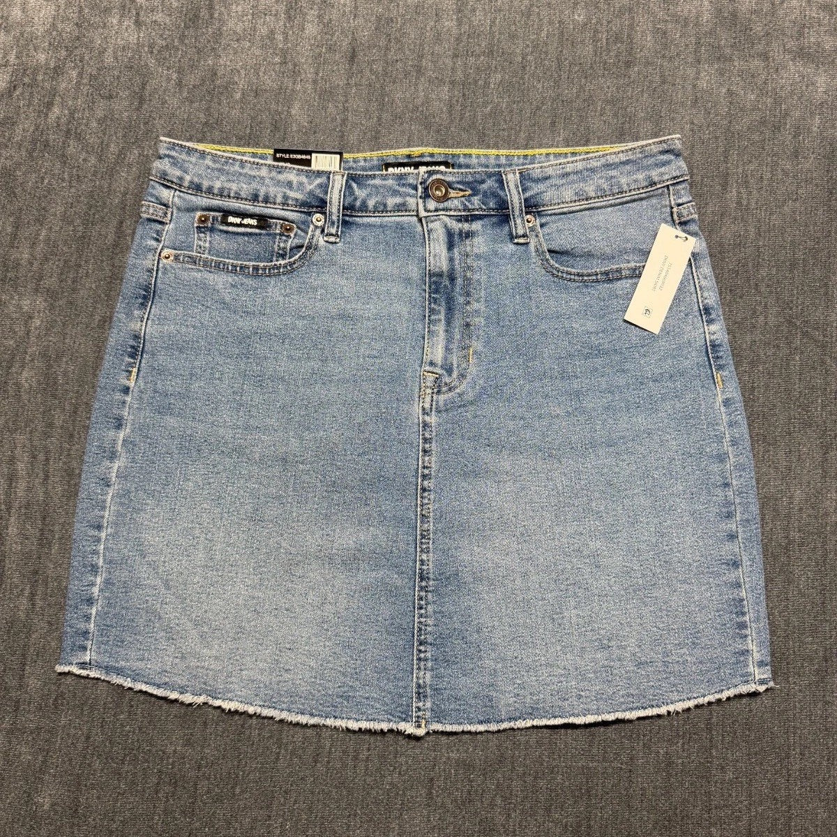 NWT DKNY Mid-Rise Pencil Skirt Women's 10 Blue Denim 5-Pocket Comfort Stretch