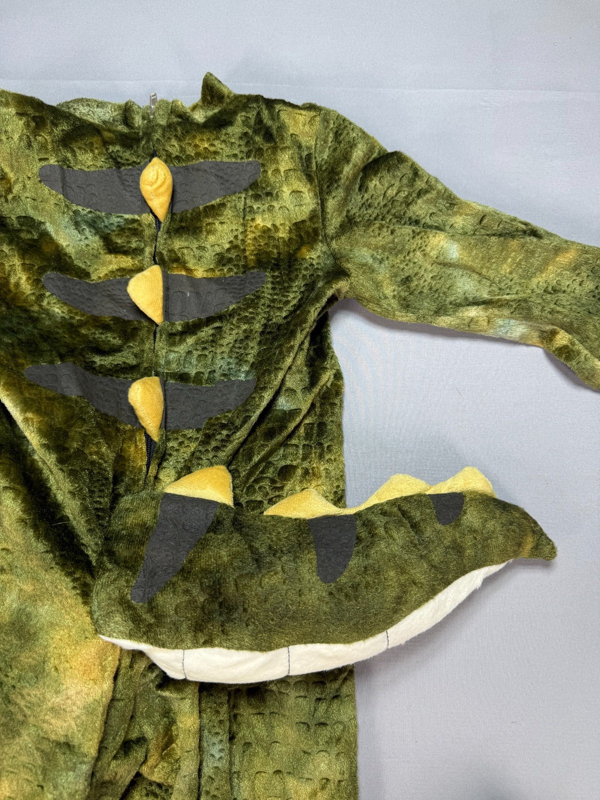 New Spooktacular Creations Dinosaur Costume Toddler 3T Green T-Rex Plush Toy Egg