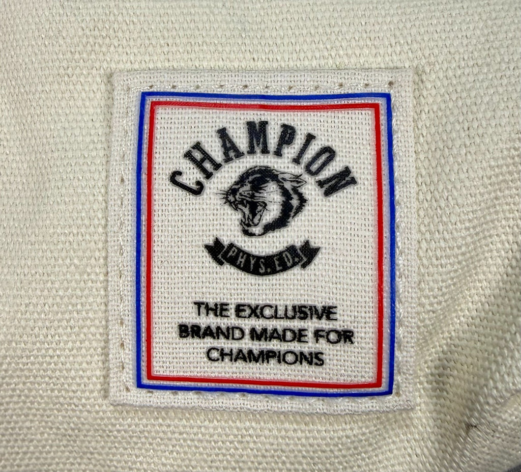 NWT Champion Logo Tote Shoulder Bag Women's White Purse Gym Travel Zip Pocket