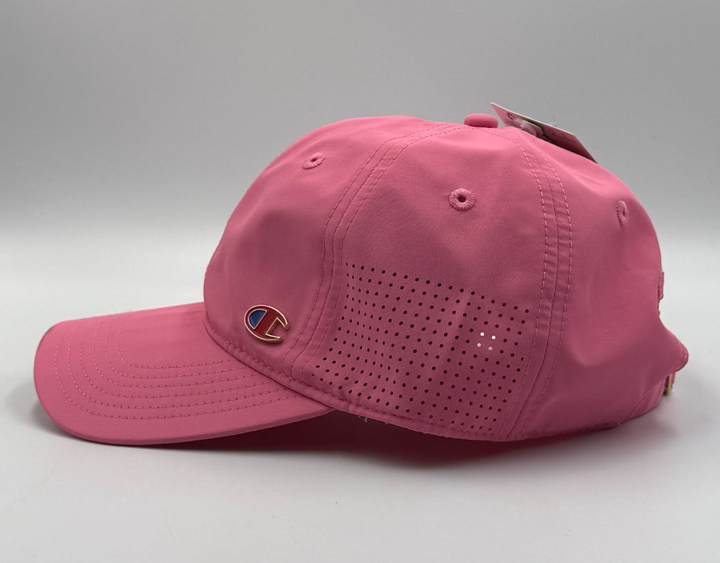NWT Champion Strapback Cap Women's Pink Adjustable Performance Running Hat