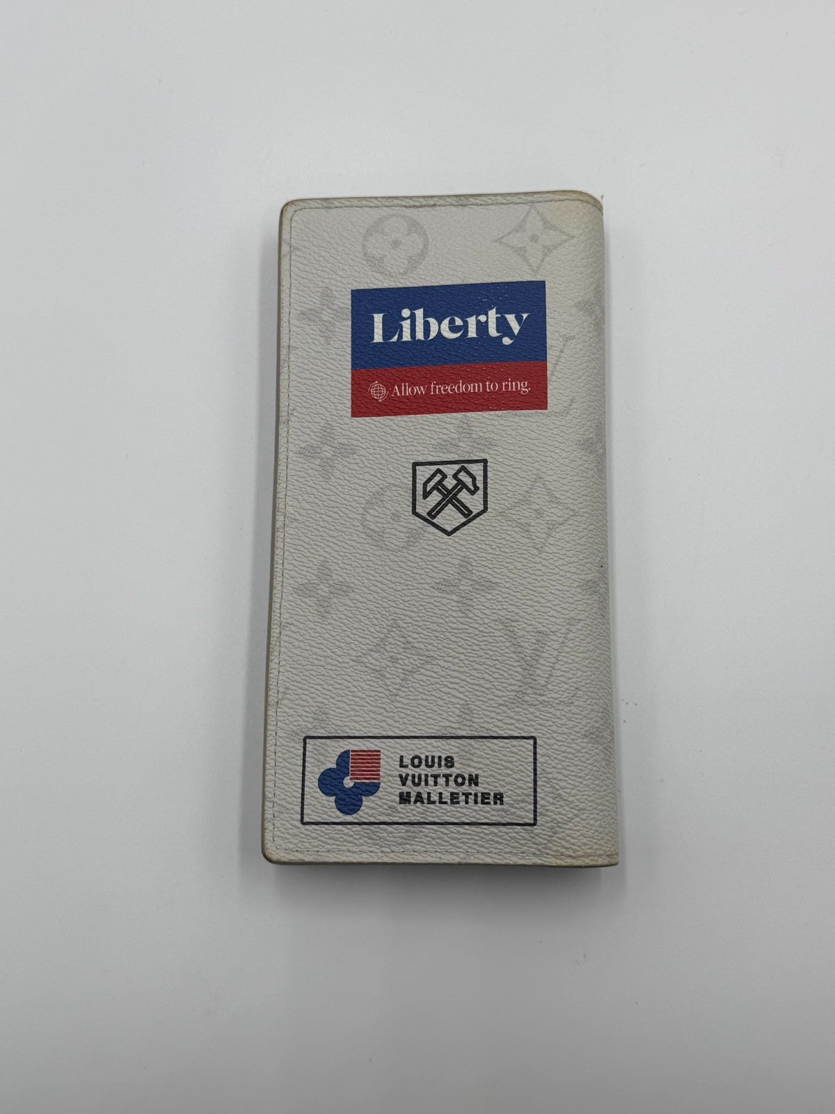 Louis Vuitton Brazza Wallet Men's Limited Edition Logo Story Monogram Canvas
