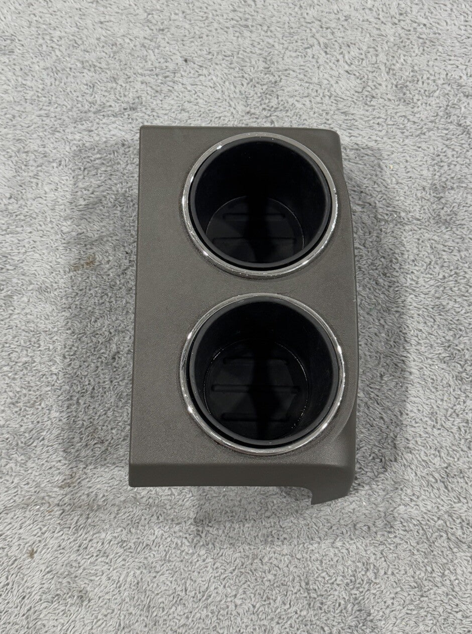 07-14 Ford Expedition Navigator OEM Console Rear Cup Holder Trim Bezel Grey