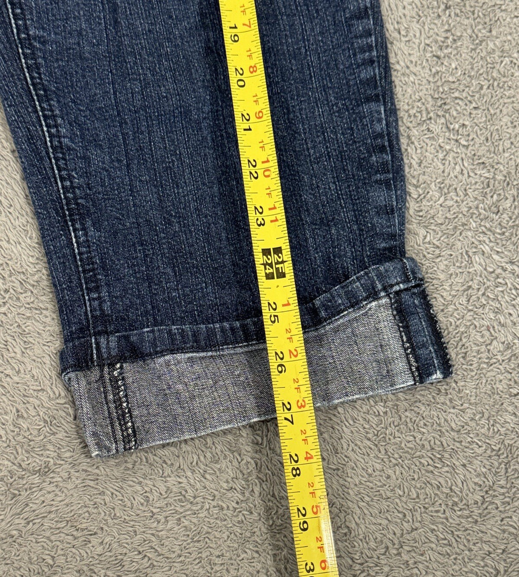 St. Johns Bay Women's Size 12 Denim Capri Jeans