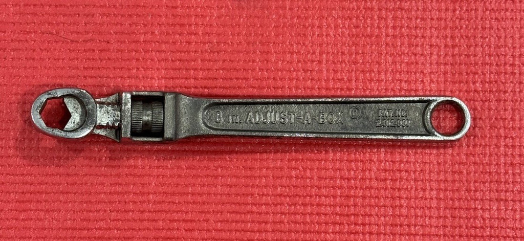 Vintage Adjust-A-Box Adjustable Hex Wrench 8” Forged Alloy Steel Made in USA