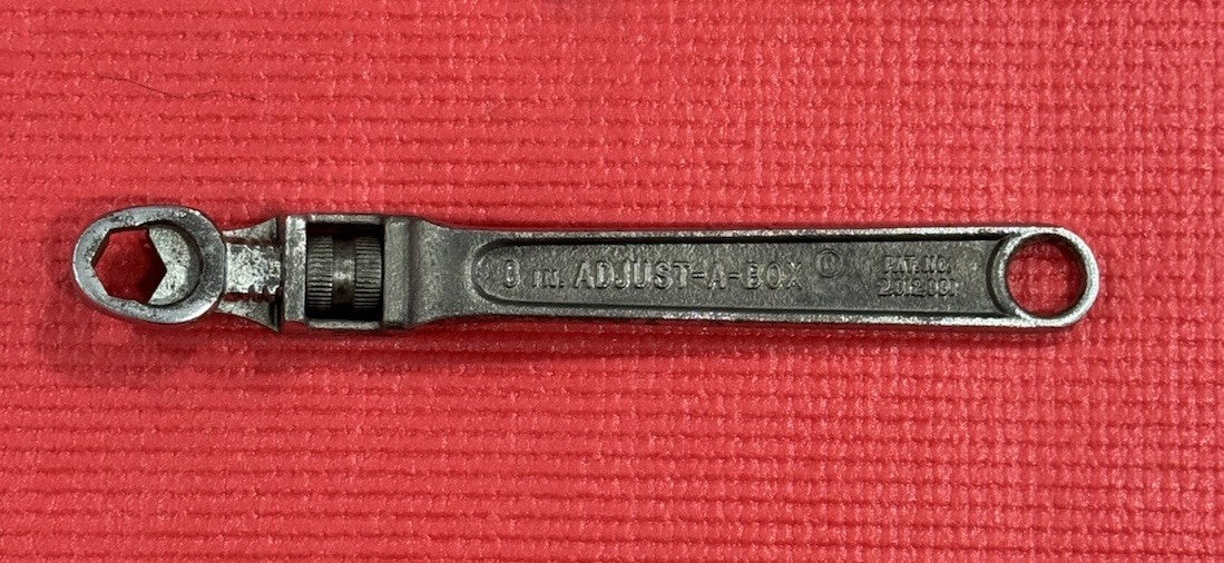 Vintage Adjust-A-Box Adjustable Hex Wrench 8” Forged Alloy Steel Made in USA