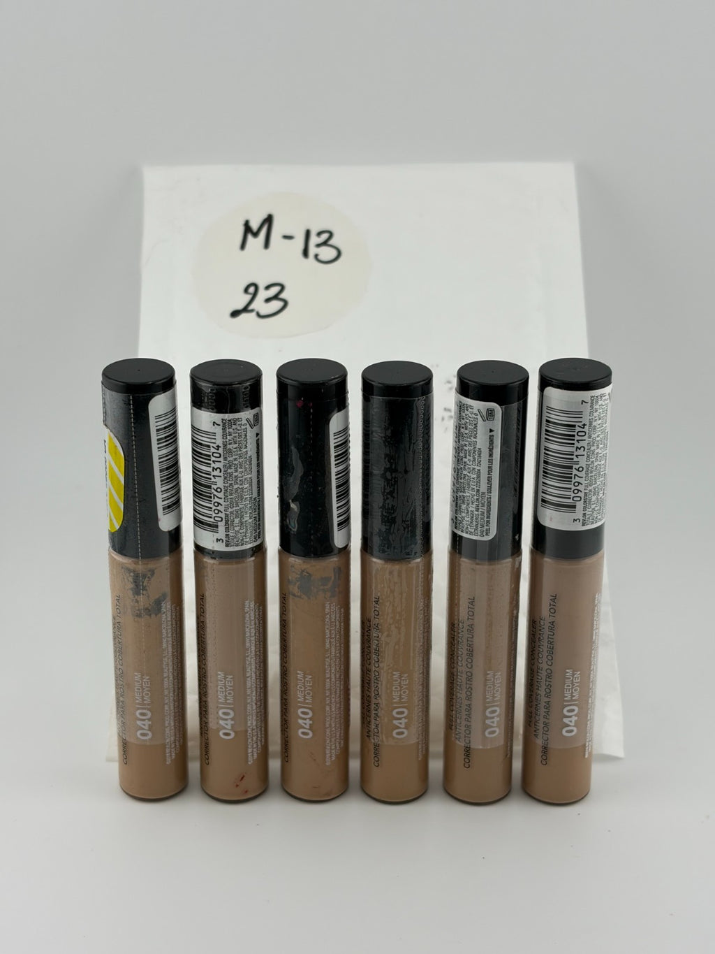 Revlon ColorStay Full Coverage Concealer Makeup 18M 040 Medium Deep - Set of 6