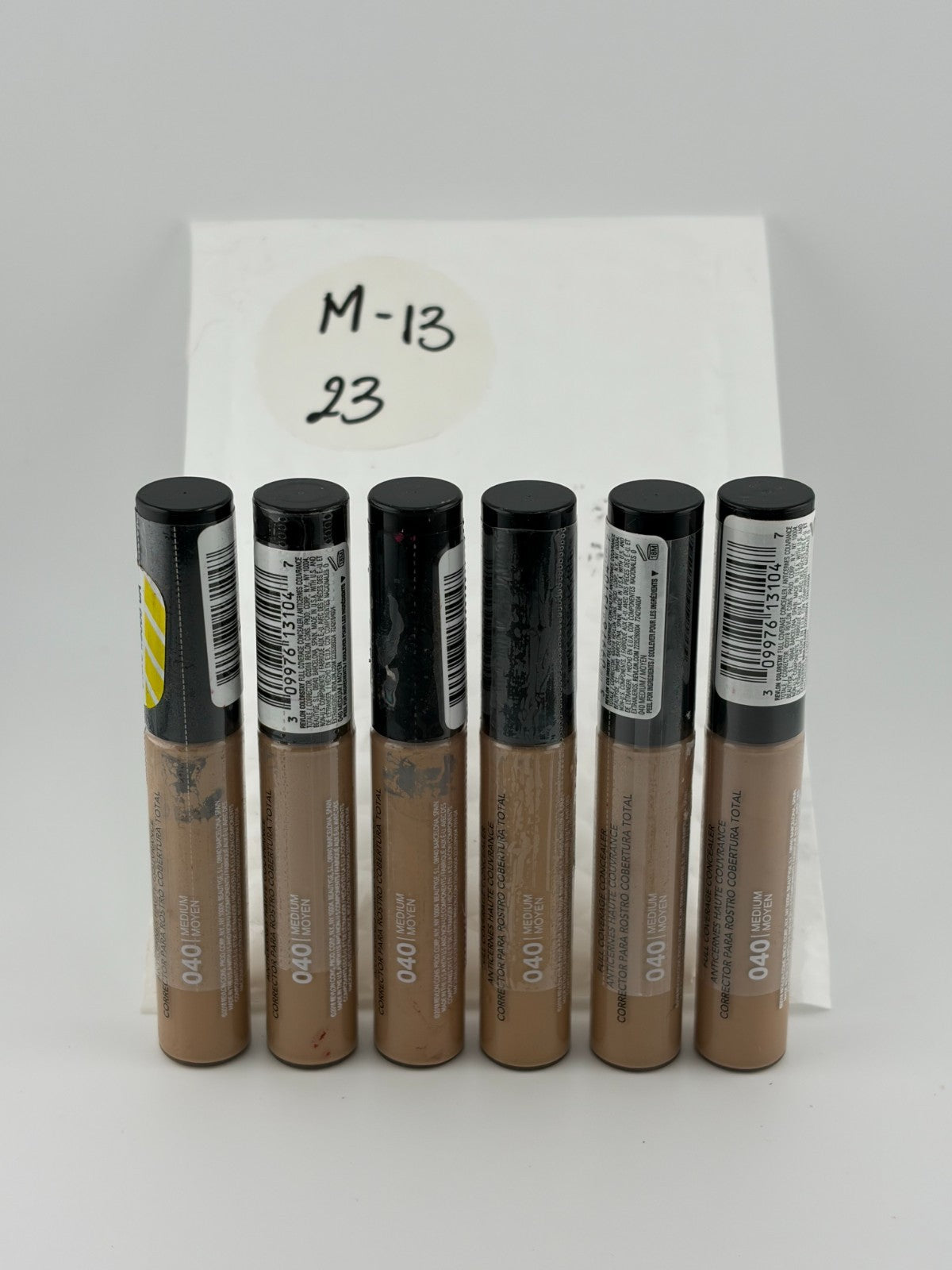 Revlon ColorStay Full Coverage Concealer Makeup 18M 040 Medium Deep - Set of 6