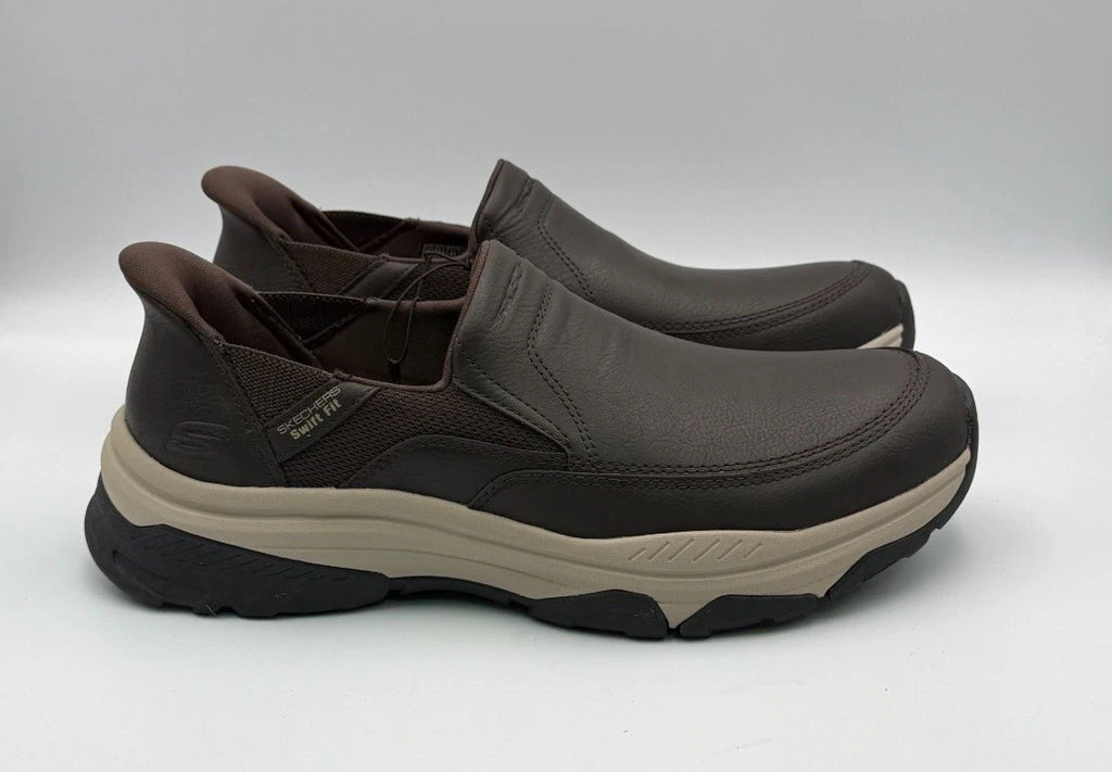 Skechers Men’s Hands Free Slip-ins Izaiah Brown Slip-On Sneakers Size 11 NEW