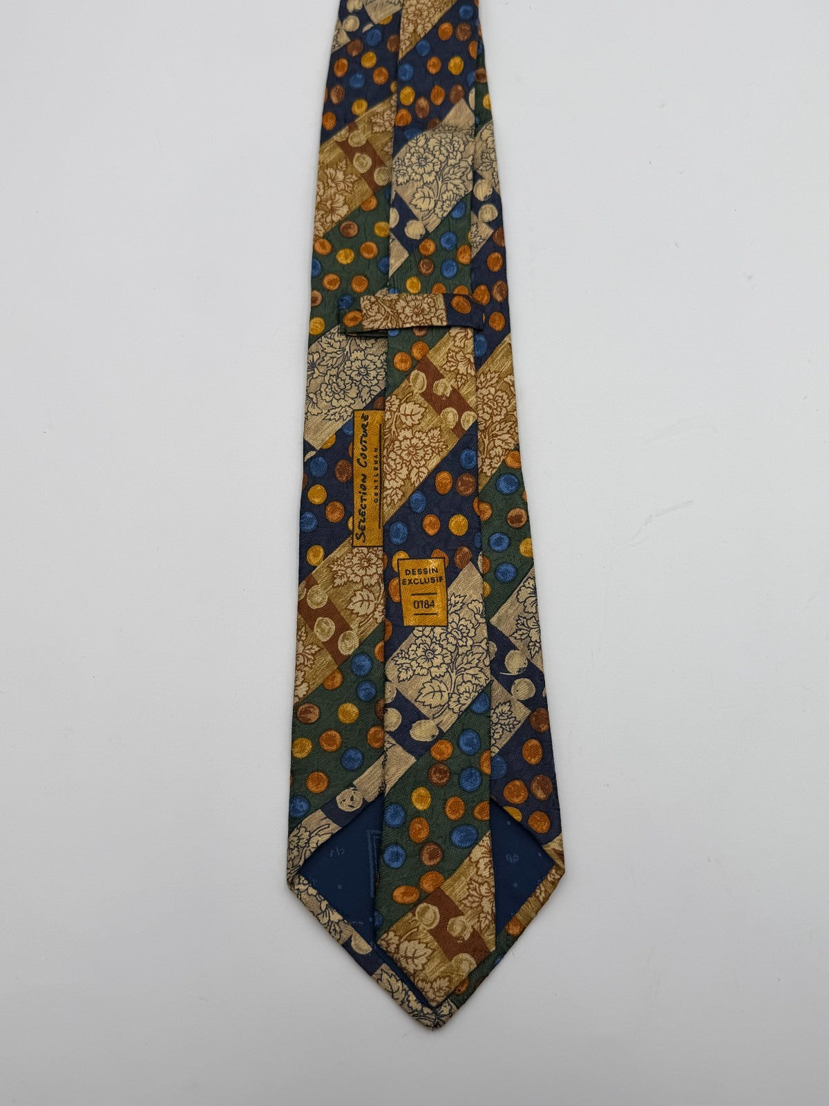 Vintage Givenchy Essentials Couture Necktie Men's Abstract Geometric Silk Tie