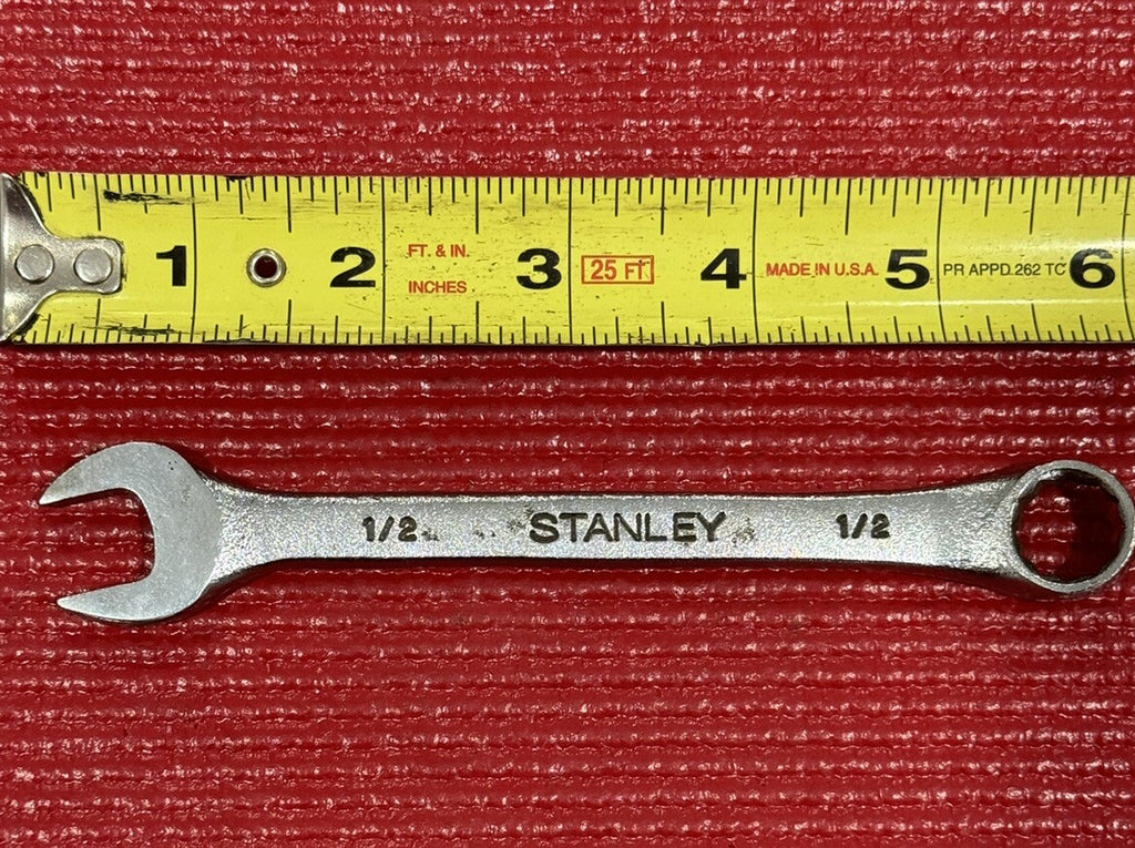 Vintage Stanley Tools 86-835, SAE 1/2" Combination Wrench 12 PT Made in USA