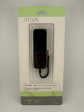 New Ativa Smartphone Tablet High-Speed Port Expander 4-Port USB 3.0 Charging Hub