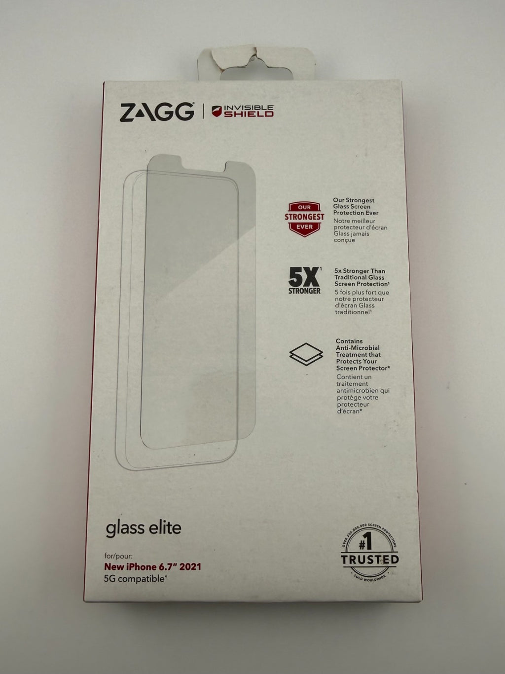 NEW ZAGG InvisibleShield 6.7" Glass Elite Screen Protector iPhone 13 Pro Max