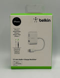 New Belkin Fast Cable to 3.5 mm Aux Audio and Charging Adapter iPhone Splitter