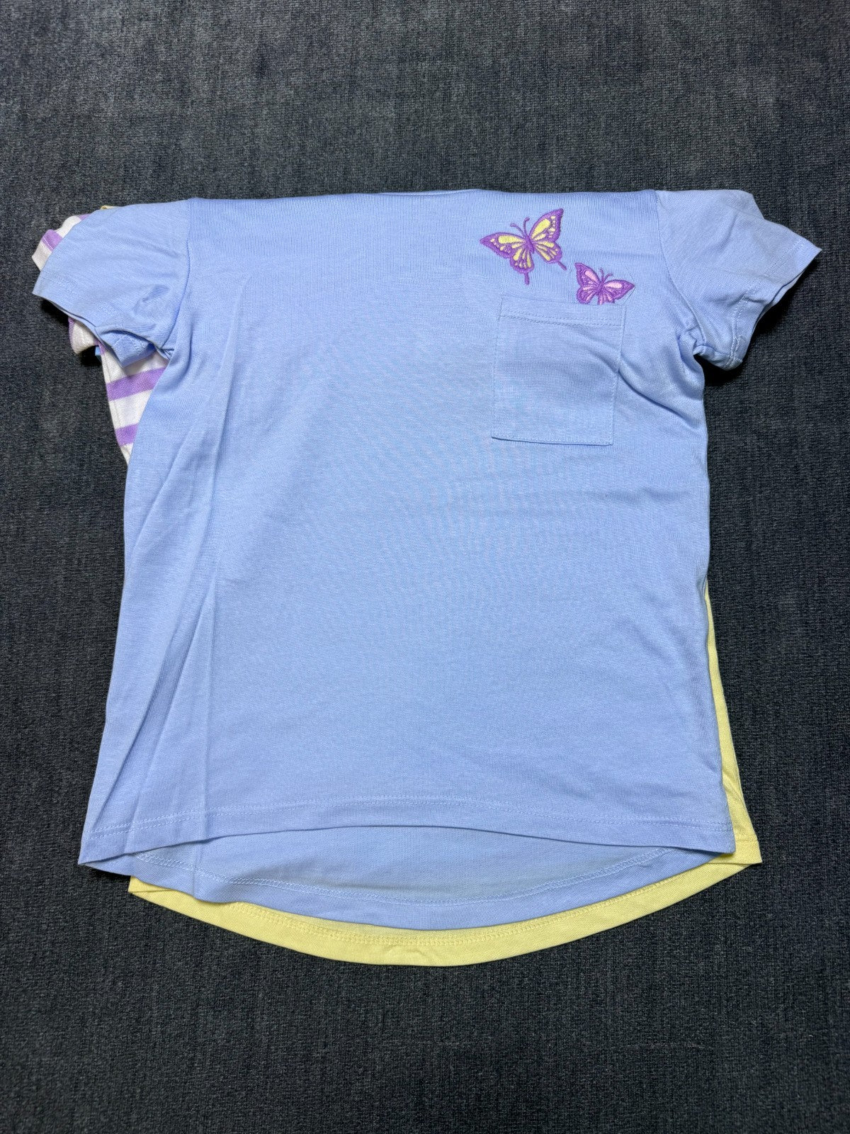 NWT Member's Mark My Favorite T-Shirts Girls 6/5X Multi Short Sleeve - Lot of 3