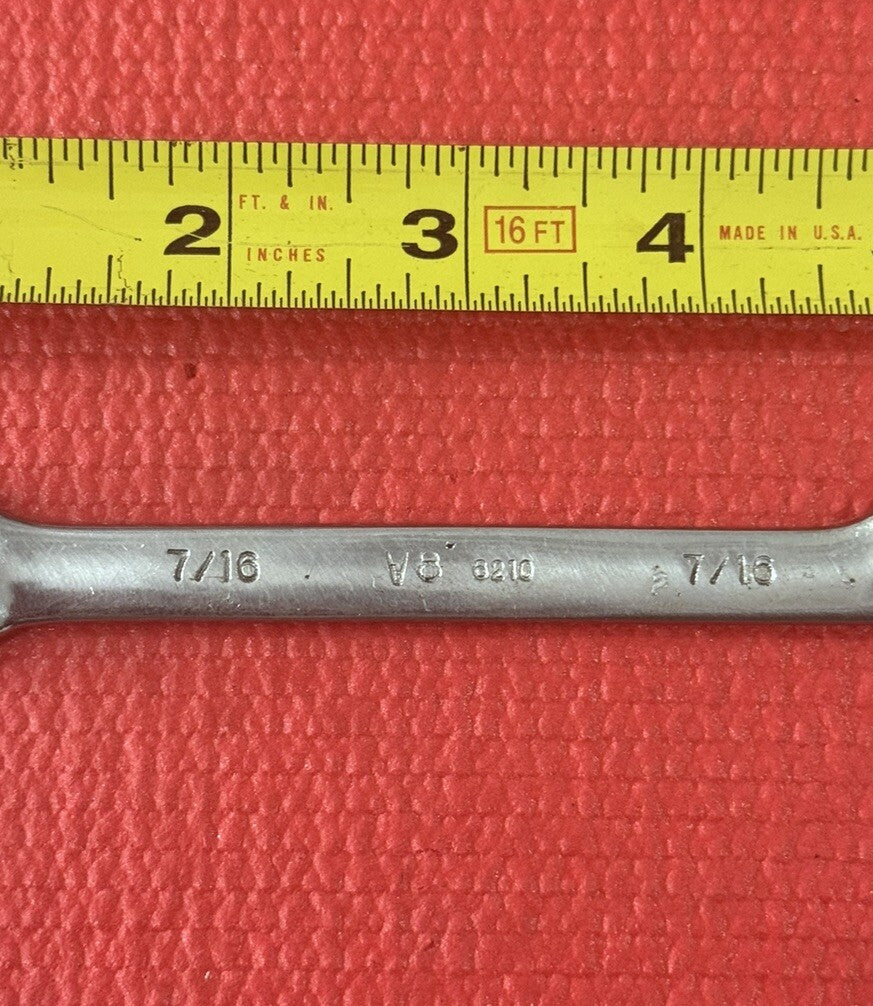 Vintage V8 Tools 6210, 7/16" 4-Way Angle Head Wrench