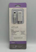 Ativa Mini DisplayPort to HDMI Adapter Mac Windows Laptop to TV Monitor Cable