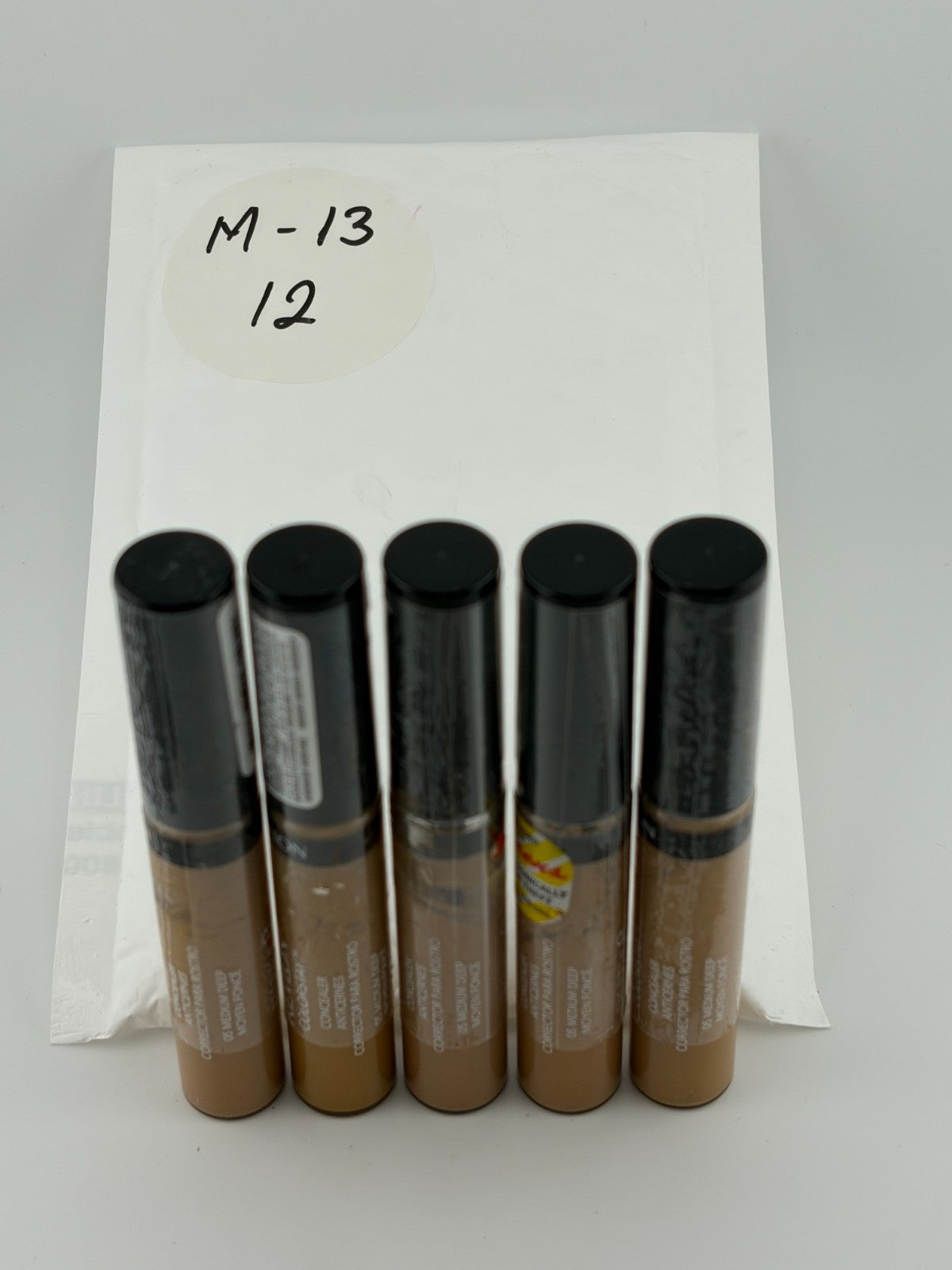 Revlon ColorStay Full Coverage Concealer Makeup 18M 50 Medium Deep - Set of 5
