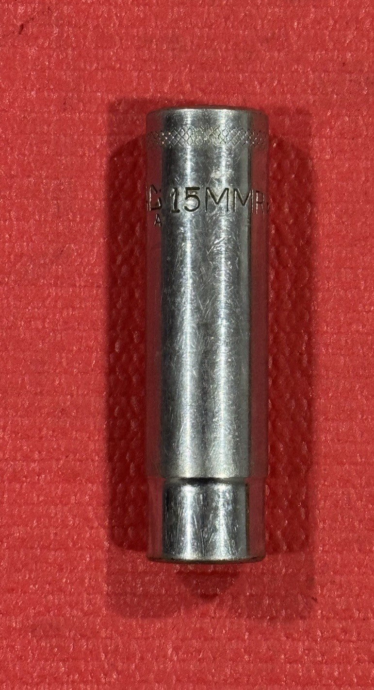 MAC Tools VD615MMR USA 15mm 1/2” Drive 6 Point Extra Deep Chrome  Socket USA