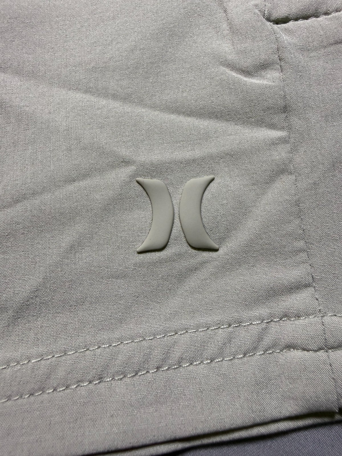 NWT Hurley All Day Hybrid Short Men's Size 38 Light Grey 4-Way Stretch Comfort