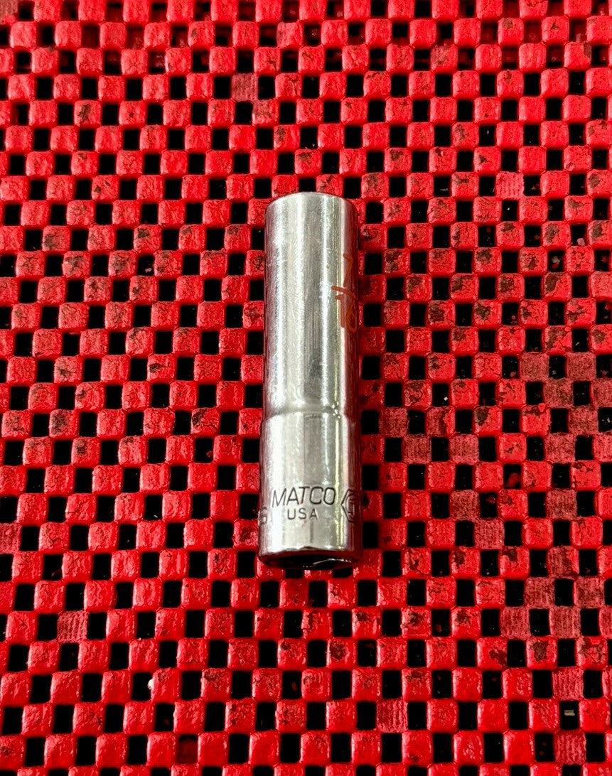 Matco Tools BD142A 7/16" SAE Semi Deep Socket 3/8" Drive 12 Point Chrome S3