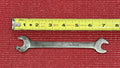 Vintage Herbrand Tools H-2, SAE 1/2" x 9/16" Tappet Open End Wrench Made in USA