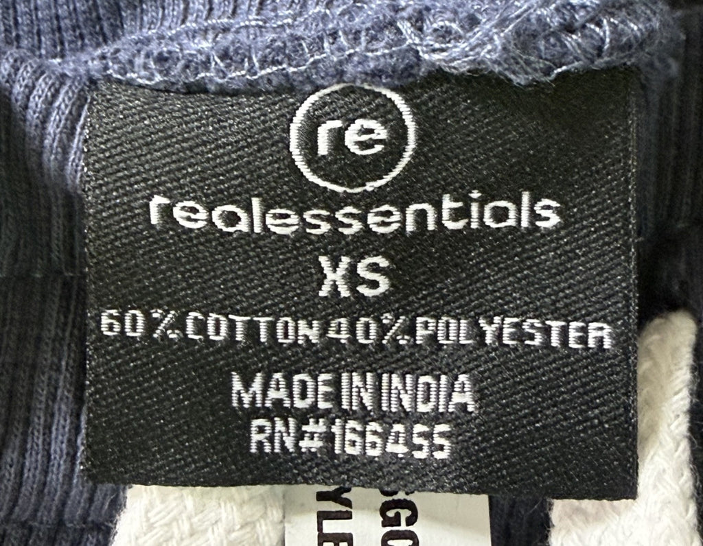 Kids Navy Blue Cargo Pockets Jogger Pants Size XS Drawstring Sweatpants
