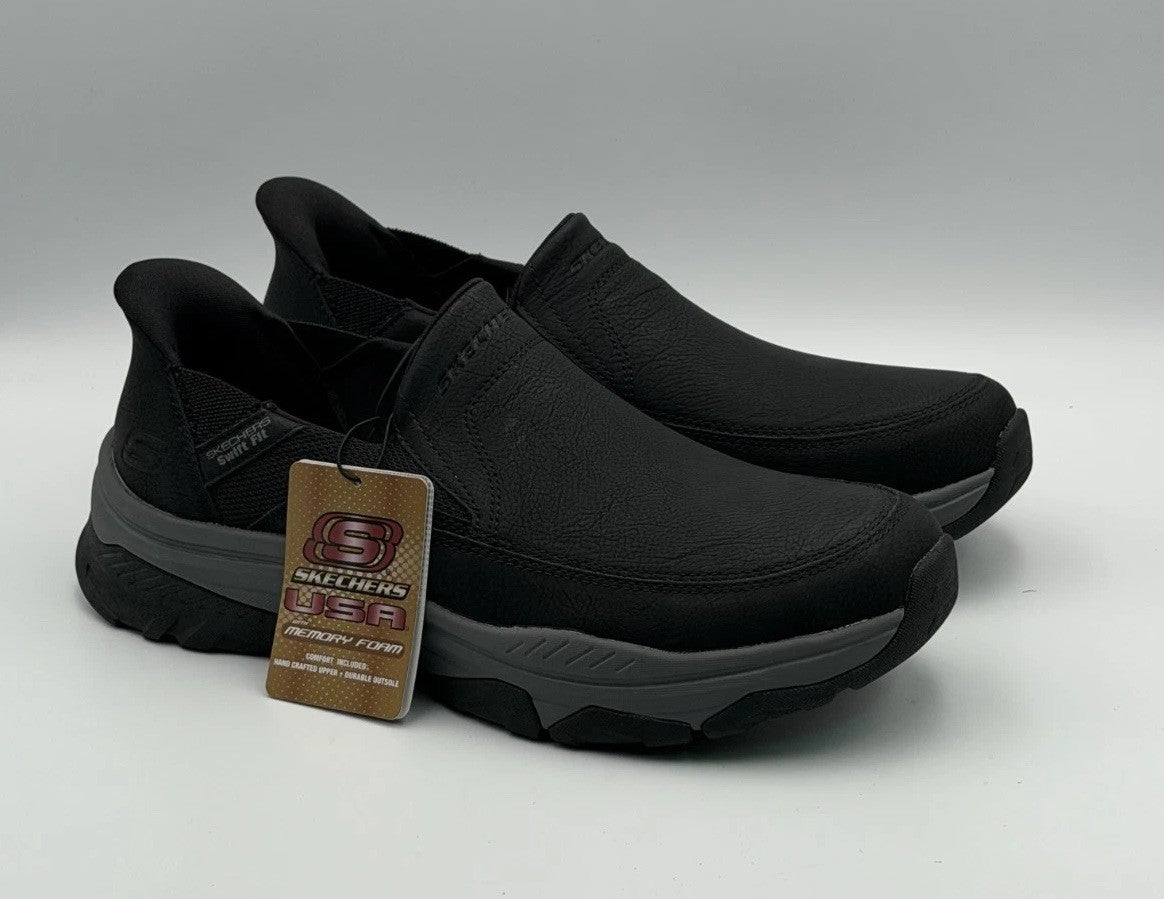Skechers Men’s Hands Free Slip-ins Izaiah Black Slip-On Sneakers Men’s Size 12