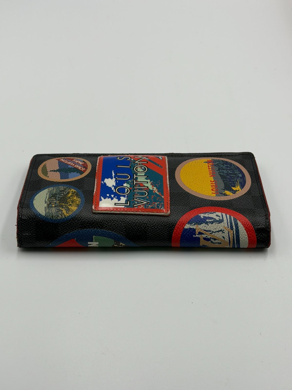 Louis Vuitton Brazza Damier Graphite Alps Sticker Wallet Men's Limited Edition