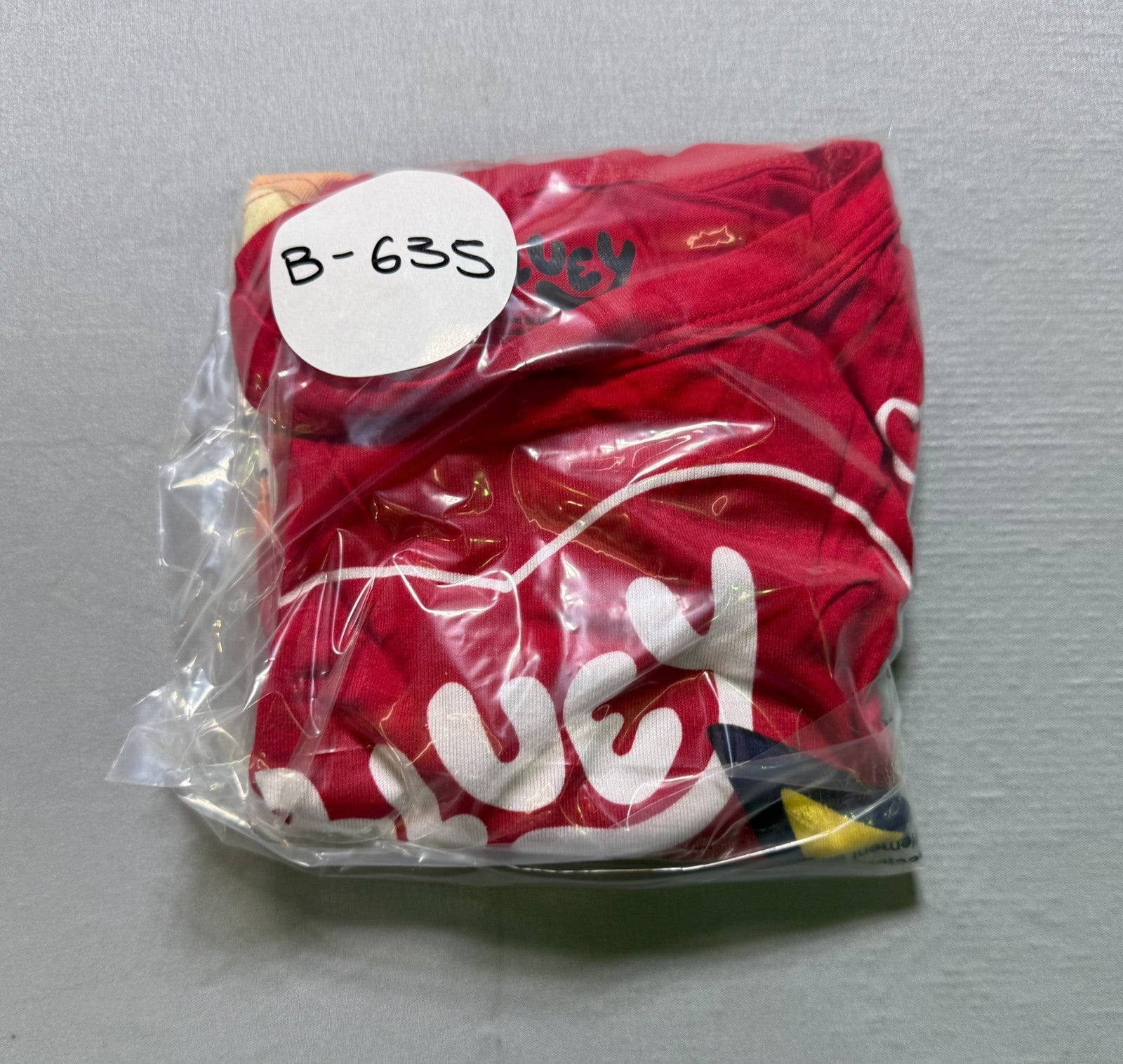 Bluey and Pretzel Character Valentines 2-Piece Pajama Set Toddlers 2T Red Comfy