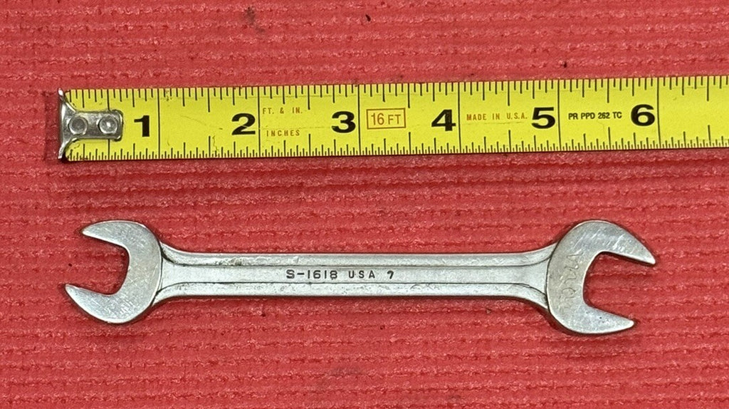 Blue Point Supreme 1/2"x 9/16" Open End Wrench S-1618 Made in USA by Snap-On