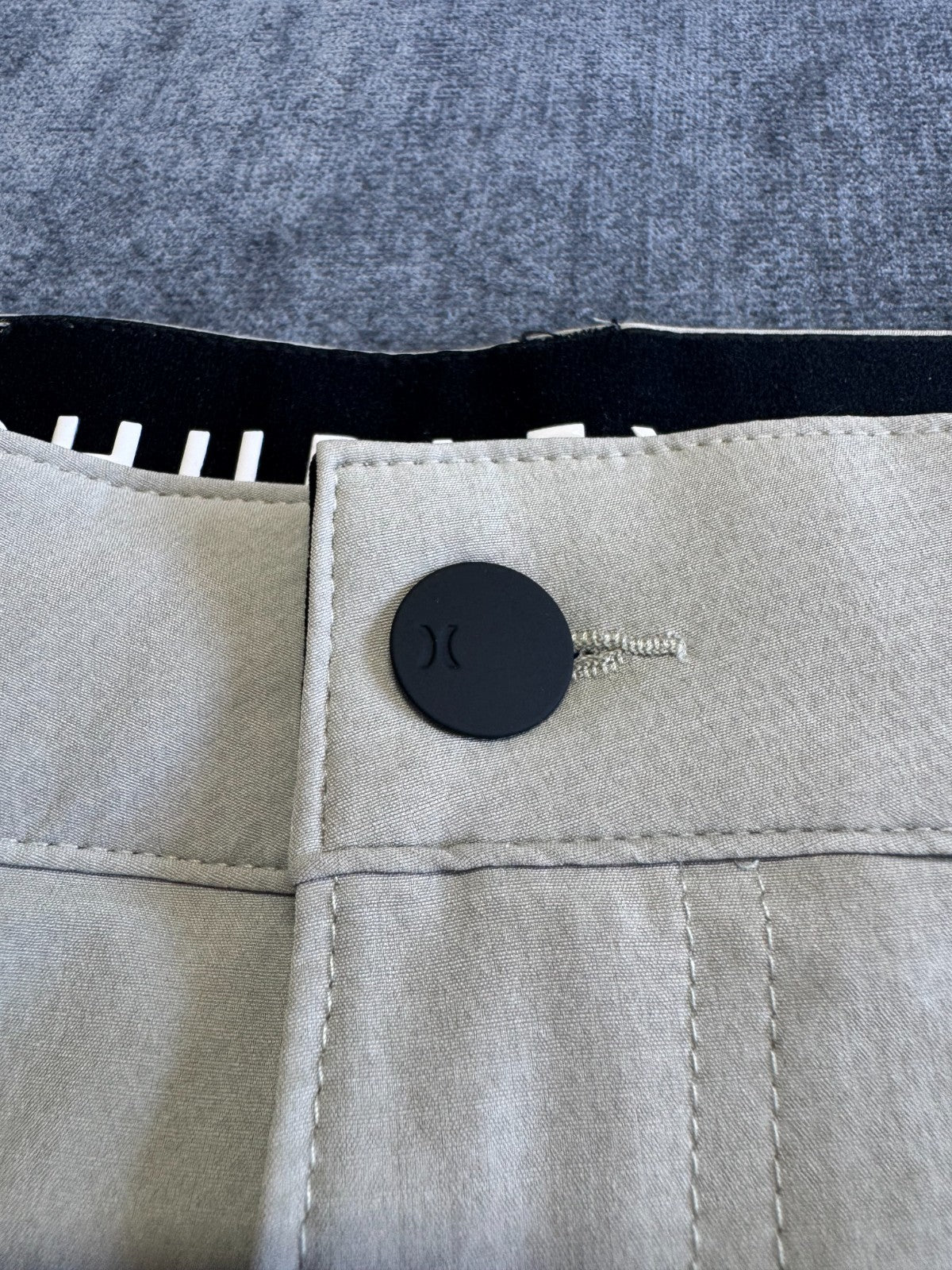 NWT Hurley Trek Hybrid Shorts Men's 40 Light Gray Regular Fit 4-Way Stretch