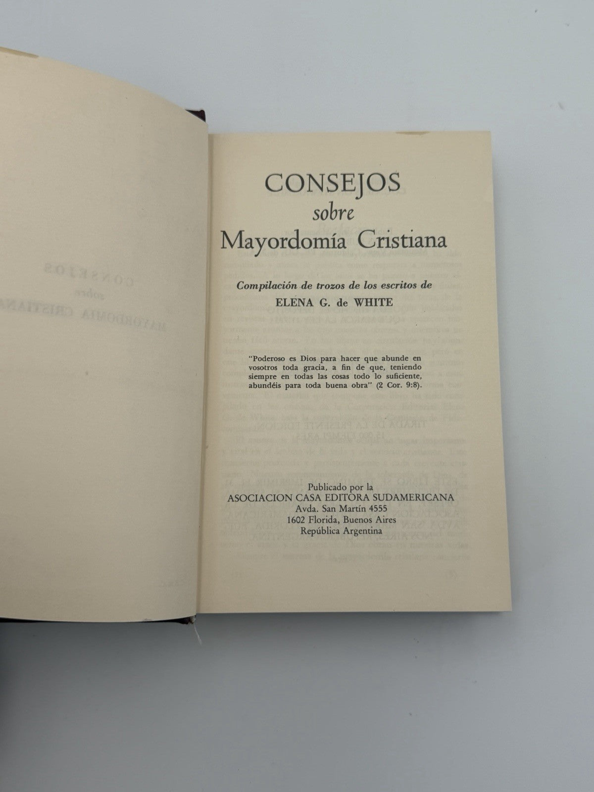 Consejos Sobre Mayordomia Cristiana Por Elena G De White Adventista