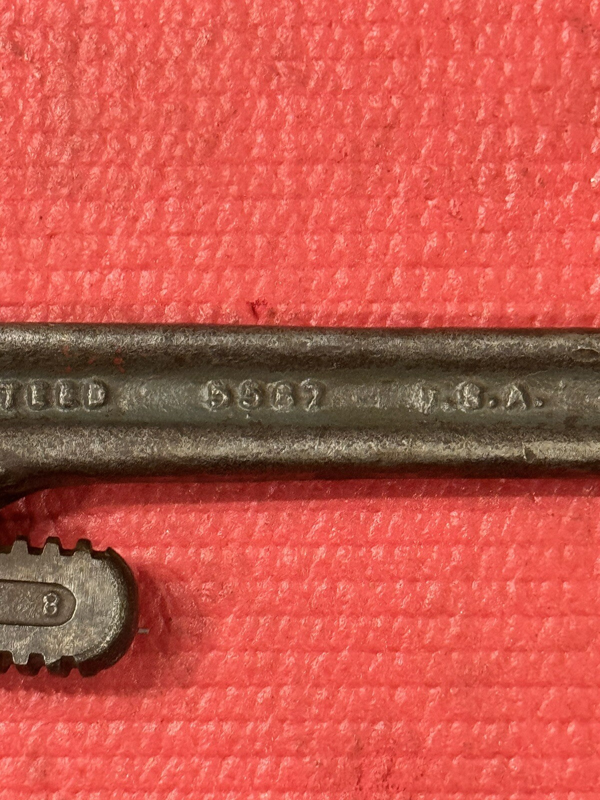 Vintage Craftsman 5567, 8" Heavy Duty Pipe Wrench Made in USA