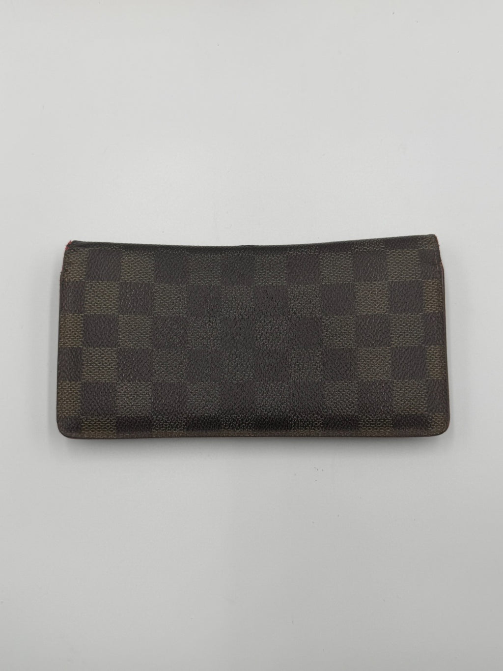 Authentic Louis Vuitton Vintage Brazza Wallet Men's Brown Damier Graphite Zip