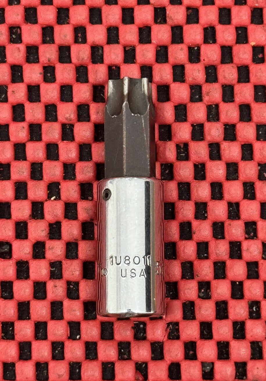 Caterpillar Cat Tools 1U8011 3/8” Drive T55 Torx Socket 55W Made In USA M4