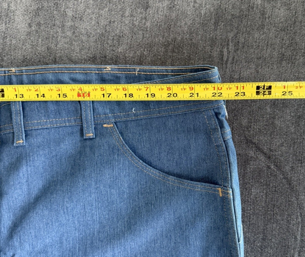 Basic Editions Comfort Action Stretch Men’s 46W X 32L Denim Blue Light Jeans NWT