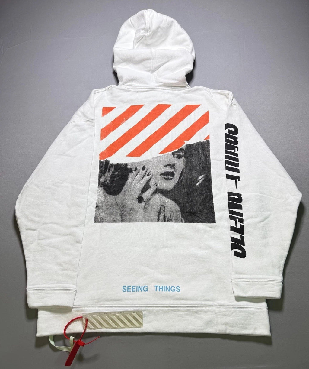 NWT Off-White Seeing Things Marilyn Monroe Hoodie Men's Medium Sweatshirt-Rare