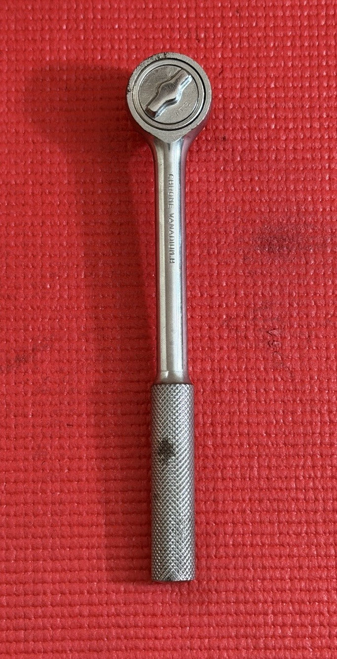 Vintage Chrome Vanadium Tools CEN-TECH No. H.T 7810 3/8”Drive Ratchet Japan