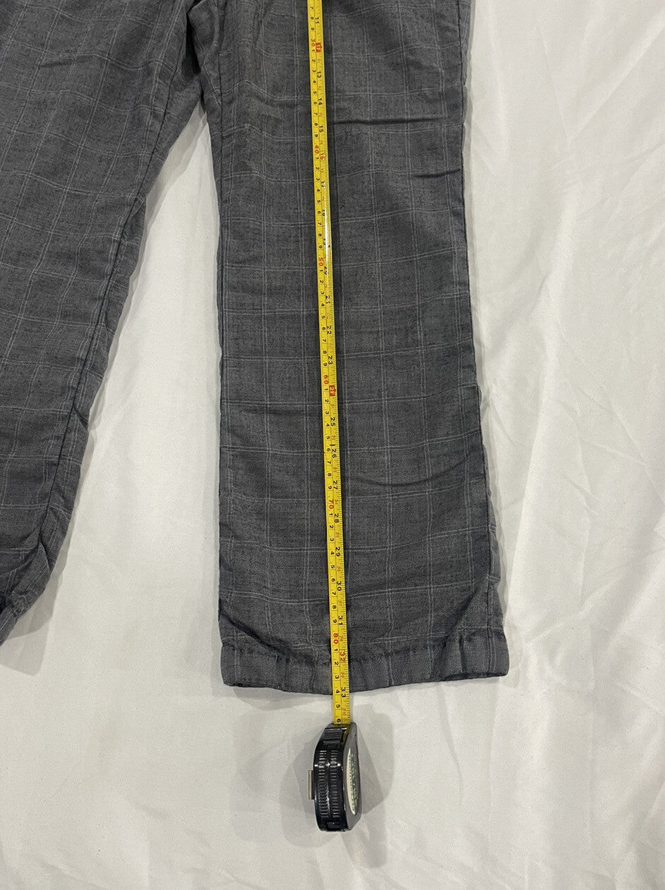 Banana Republic Martin Fit Gray Capri Pants Women's Size 2 Stretch Cropped  B1