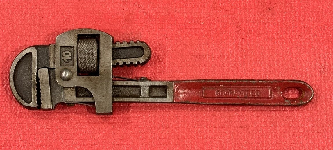 Vintage RARE W Germany Pipe Wrench 10” Inch Long RED GUARANTEED