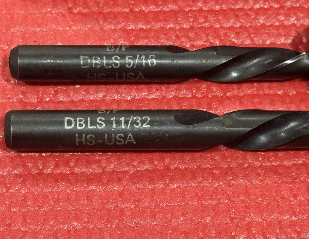 Blue Point Tools DBLS 105 Left Hand Drill Bit 2PC Set 11/32" & 5/16" VERY RARE!!