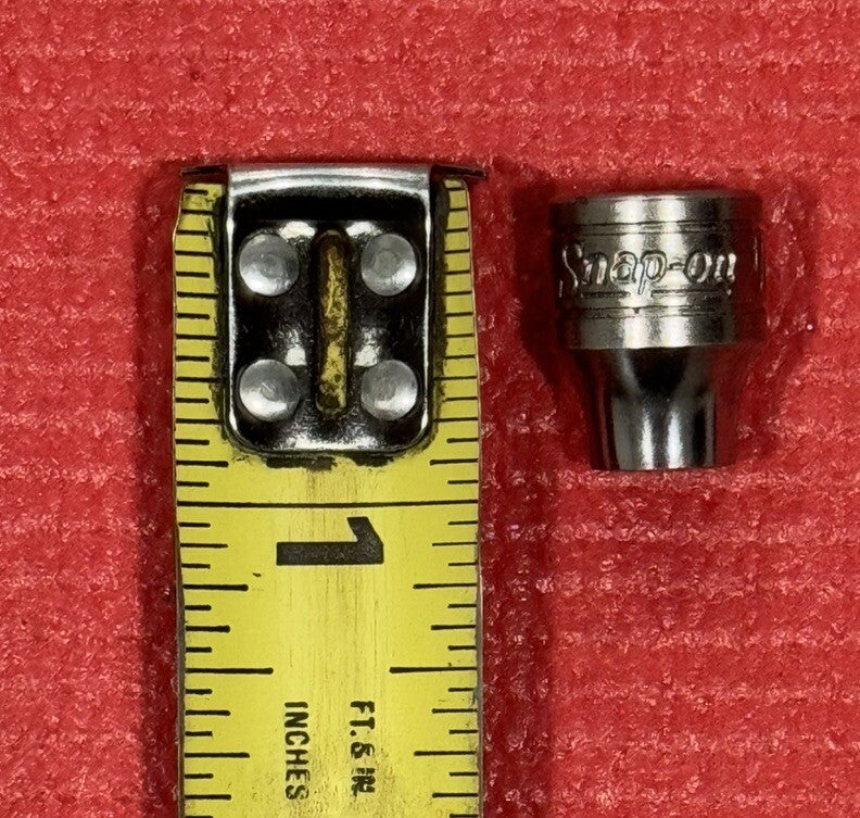 Snap-On Tools NEW F-308 3/8" Drive 1/4" SAE 8 Point Double Square Socket USA
