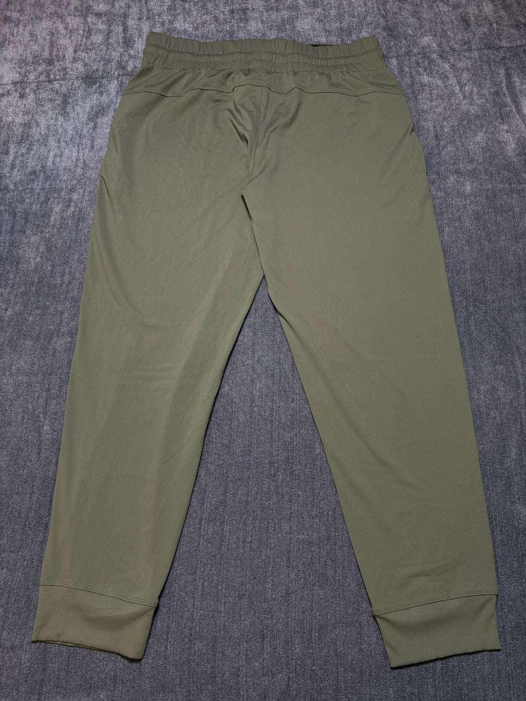 NWT Member's Mark Travel Joggers Women Large Olive Green Relaxed Fit Drawstring