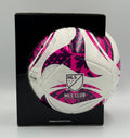 New Adidas MLS Club Youth Soccer Ball Pink White Training Football - Size 3