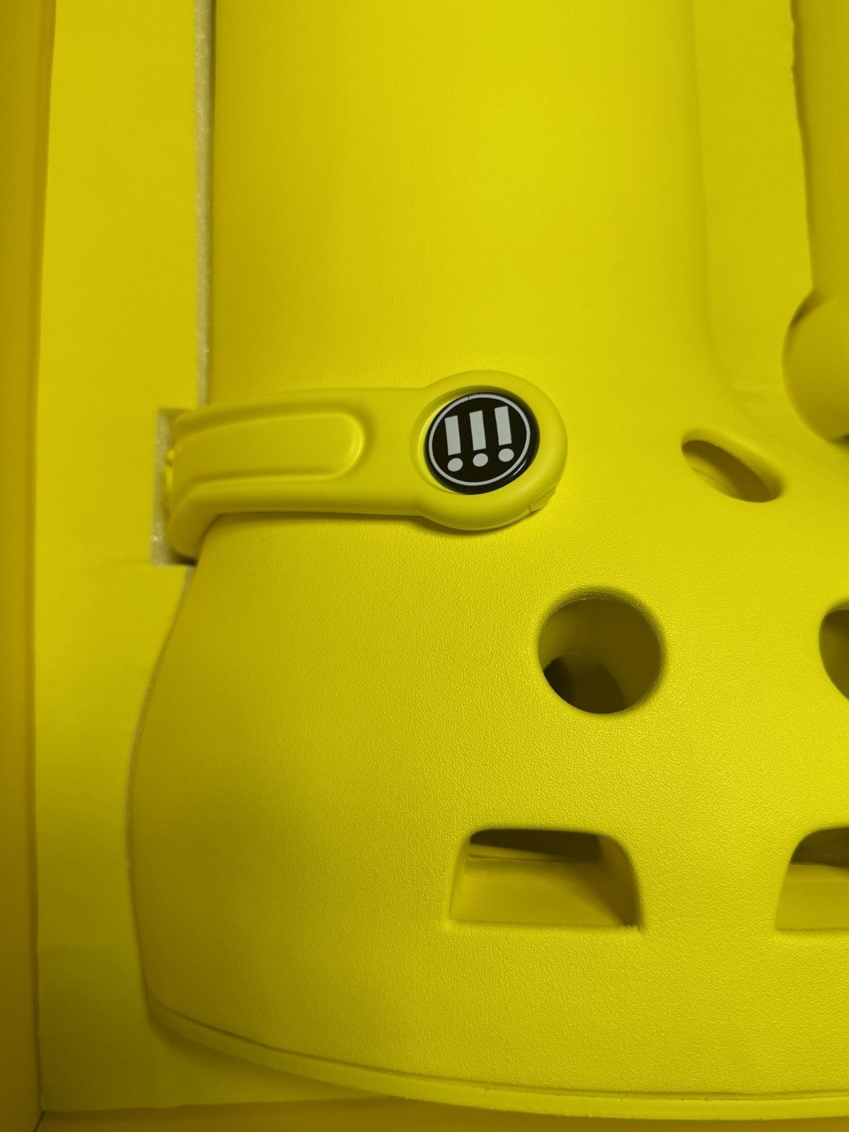 MSCHF X CROCS BIG YELLOW BOOTS CROCS SIZE 8 NEW WITH BOX